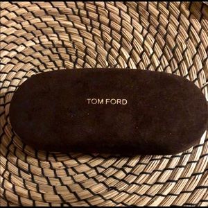 Tom Ford brown felt sunglasses/ glasses case